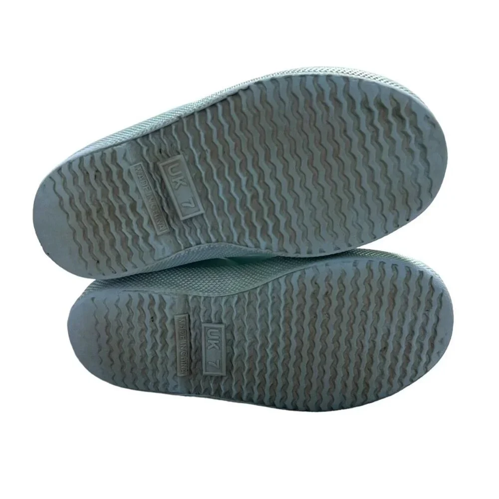 Hunter Sz 7UK / 8US Light Blue Shimmer Rain Boots - Picture 9 of 11